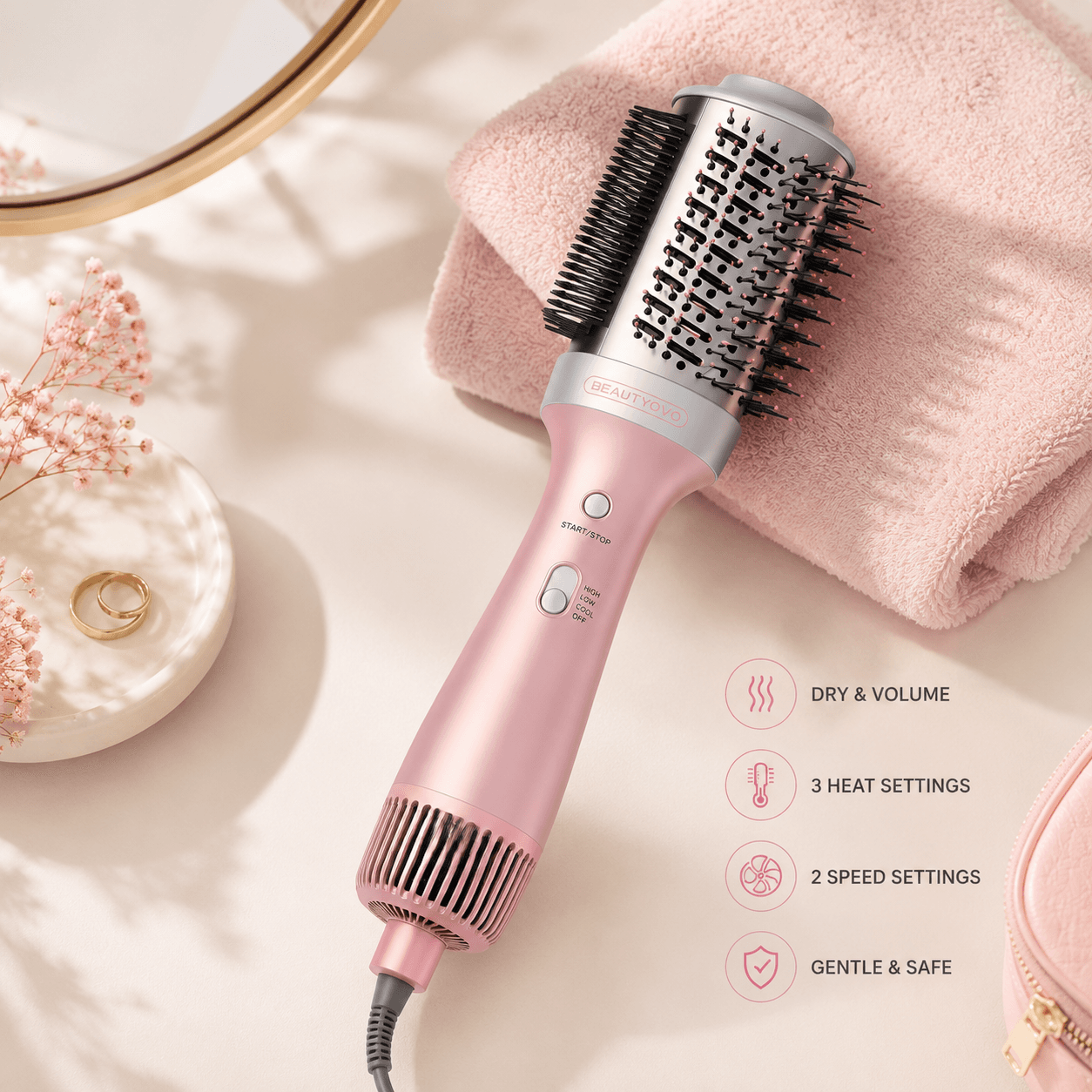 Beautyovo EraFlow Blow Dryer Brush