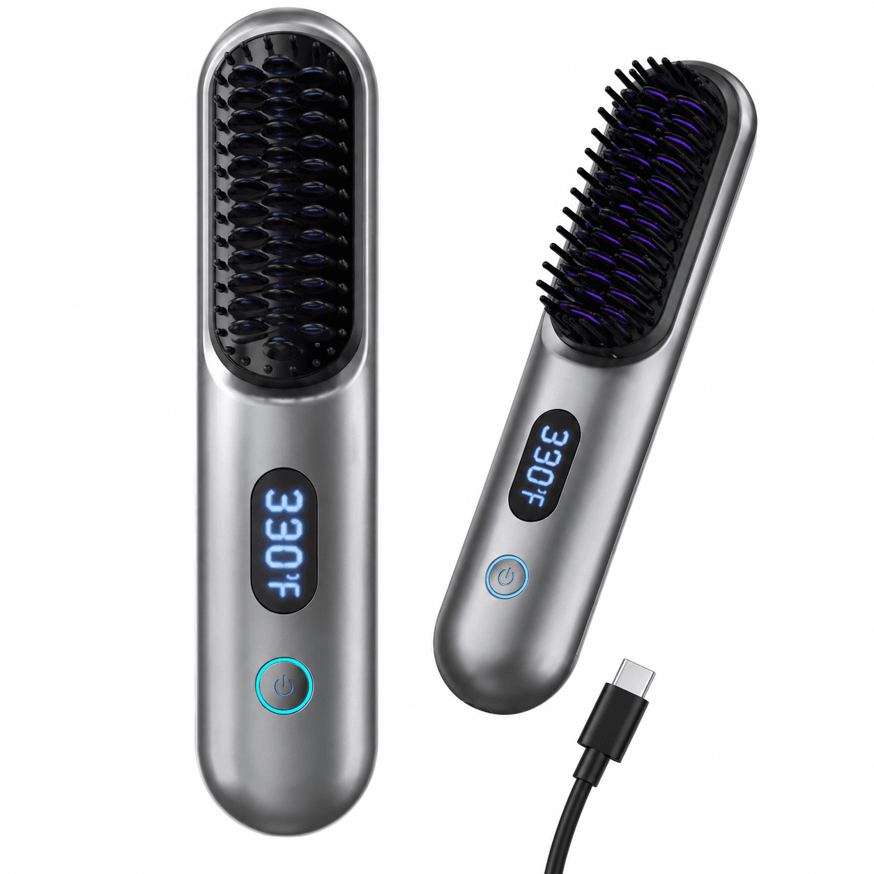Cordless Hair Straightener Brush