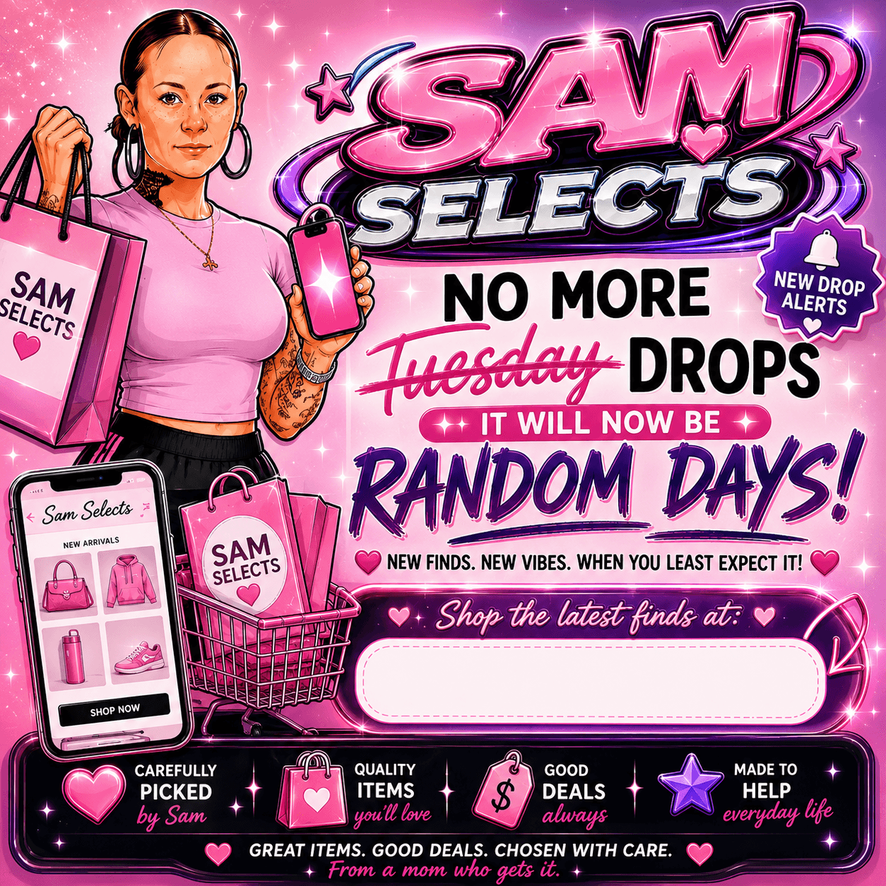 NO MORE TUESDAY DROPS!