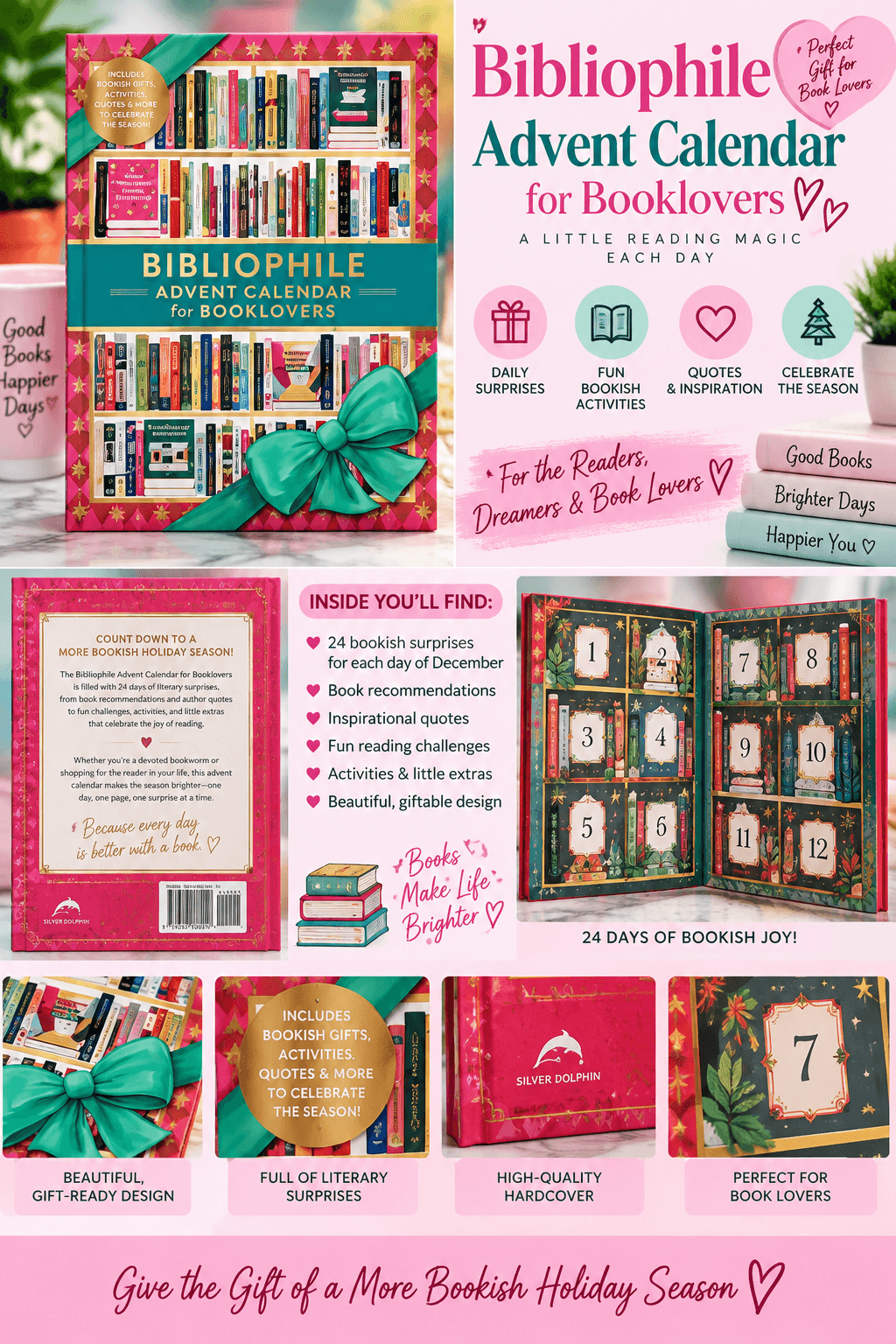 Bibliophile Advent Calendar for Book Lovers 📚🎄
